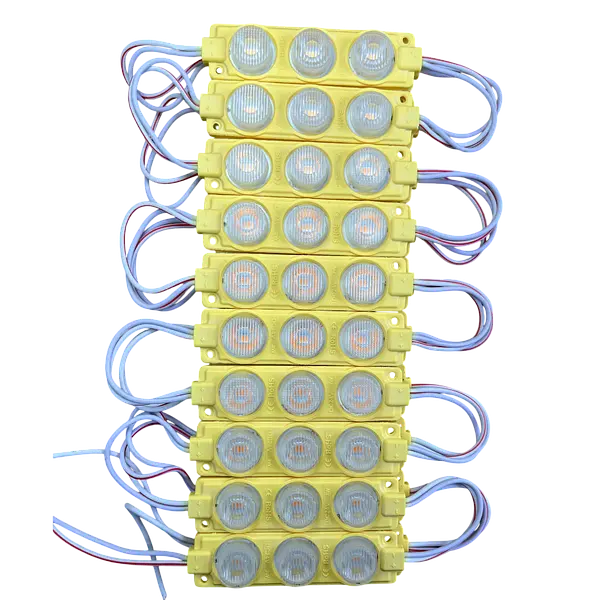 Módulo Led 7020-3030 3w Amarillo 24v (20 Unds).