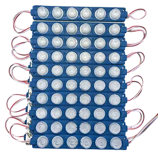 Módulos Led 24v 6w Aguamarina Con Lupa 3030 (Pack 20unides)