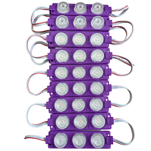 Módulos Led 7020-3030 3w Púrpura 12v (20 Unidades)