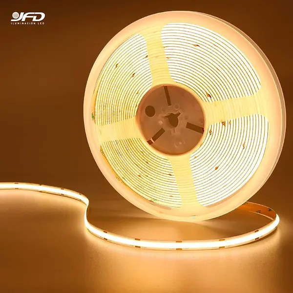 Cinta Led Cob 110v 10m 240 Led Calida