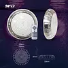 Bala De Piscina Sobre Poner Borde Plateado Rgb 12v Ac 24w