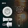 Bala Led Piscina Incrustar 3w 3000k Ip68 12v