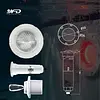 Bala Led Piscina Ip68 3w Rgb 12v Para Incrustar