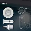 Bala Led Para Piscina Ip68 12w 12v, Luz Blanca 6000k