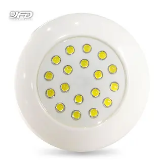 Bala De Piscina Sobre Poner Ultra Plana 12,5cm 6500k 9w