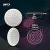 Bala De Piscina Sobreponer Ultra Plana 20,5cm 18w Rgb