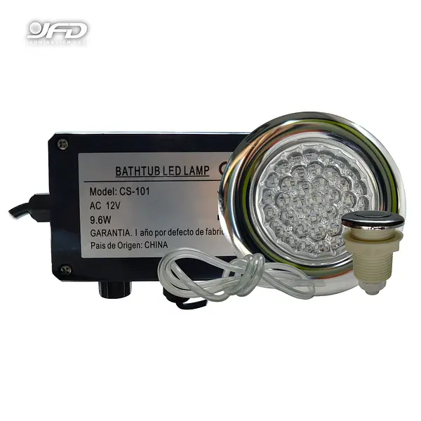 Set Jacuzzi Boton Y Control 2.5" 3w