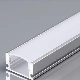 Perfil Opalizada 3 Metros Blanco Con Plug Y Buckle Ry-164