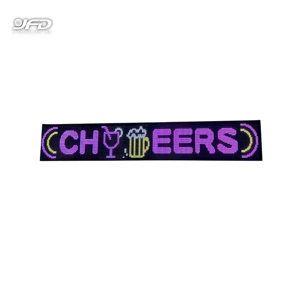 Led Matrix Panel (32x96 Pixels) 192 X 28 Cm 5v 2a